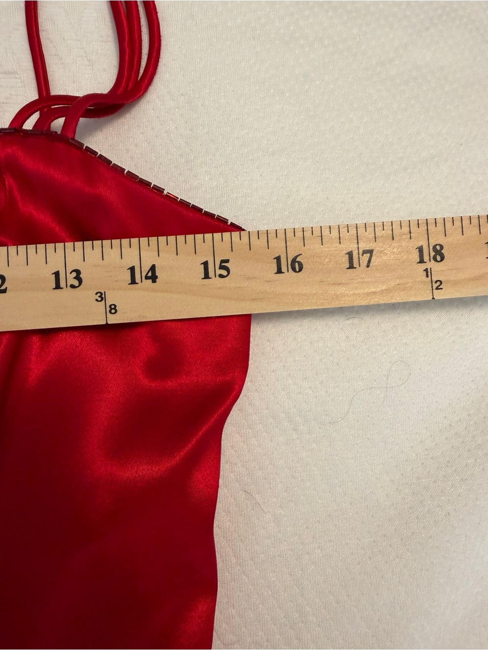 Rampage VTG Y2K Whimsigoth Vampy Goth Satin Red Strappy Cowl Neck Maxi Dress Sz5 - Picture 10 of 12